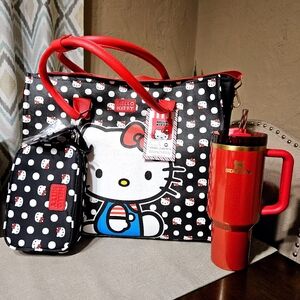 Hello Kitty Travel Tote Bag Set